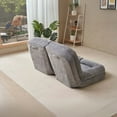 thumbnail image 2 of Convertible Fold-Out Double Sofa Bed,Gray, 2 of 7