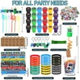 thumbnail image 2 of Set LiyIQ para fiestas, 292 unidades, con tazas, pajitas, pulseras y pegatinas, 2 of 6