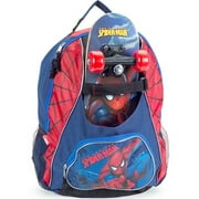 Backpack with Skateboard