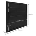 thumbnail image 2 of Solid Wood Swing Door, Swinging Door, Porch Entrance Swinging Door Solid Wood 180° Opening Angle 35.4*35.4in, 2 of 19