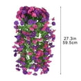 thumbnail image 2 of Artificial Rose Flower Wall Hanging Basket – Elegant Indoor & Outdoor Decor for Living Room, Patio, Balcony, and Garden Enhancement with Durable Design, 2 of 5