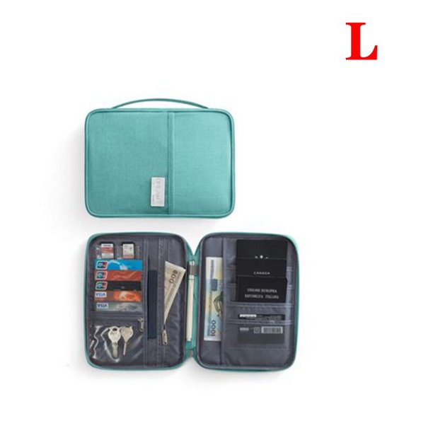 Cartera de viaje para pasaporte familiar, organizador creativo, impermeable, accesorios de viaje, bolsa para documentos, tarjetero