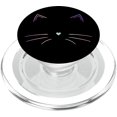 thumbnail image 1 of PopSockets PopGrip para MagSafe Cat Face Rainbow Black, 1 of 5