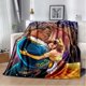 thumbnail image 3 of Manta ligera con estampado de La Bella y la Bestia para sala de estar, dormitorio, habitación de los niños, cálida, regalo de Navidad, 3 of 5