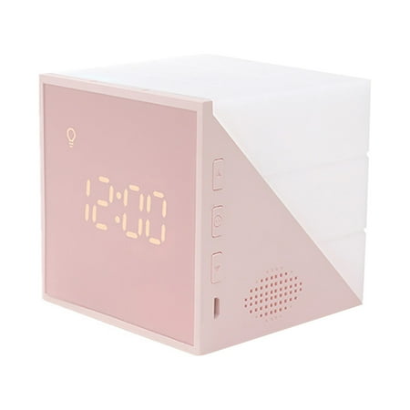 

iMESTOU Cheap Durable Practical Alarm Clock New Creative Time Alarm Cock LED Colorful Charging Night Light