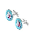 thumbnail image 2 of Tooth Elegant Stainless Steel Cufflink Set for Formal Attire - for Weddings and Business Meetings, 2 of 6