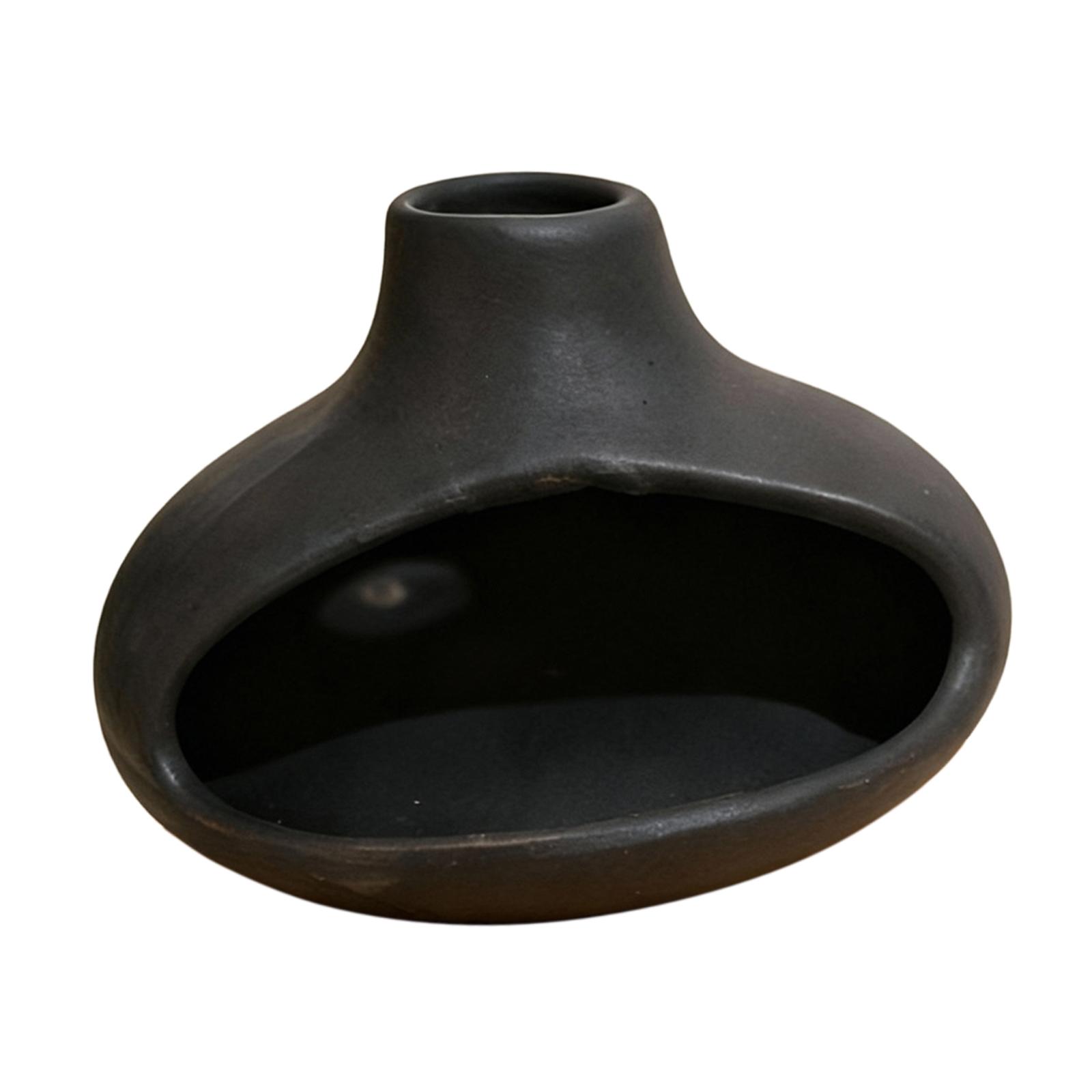 WLPZXP Ceramic Incense Burner Holder Censer SPA Decoration Accents Incense Cone Burner black
