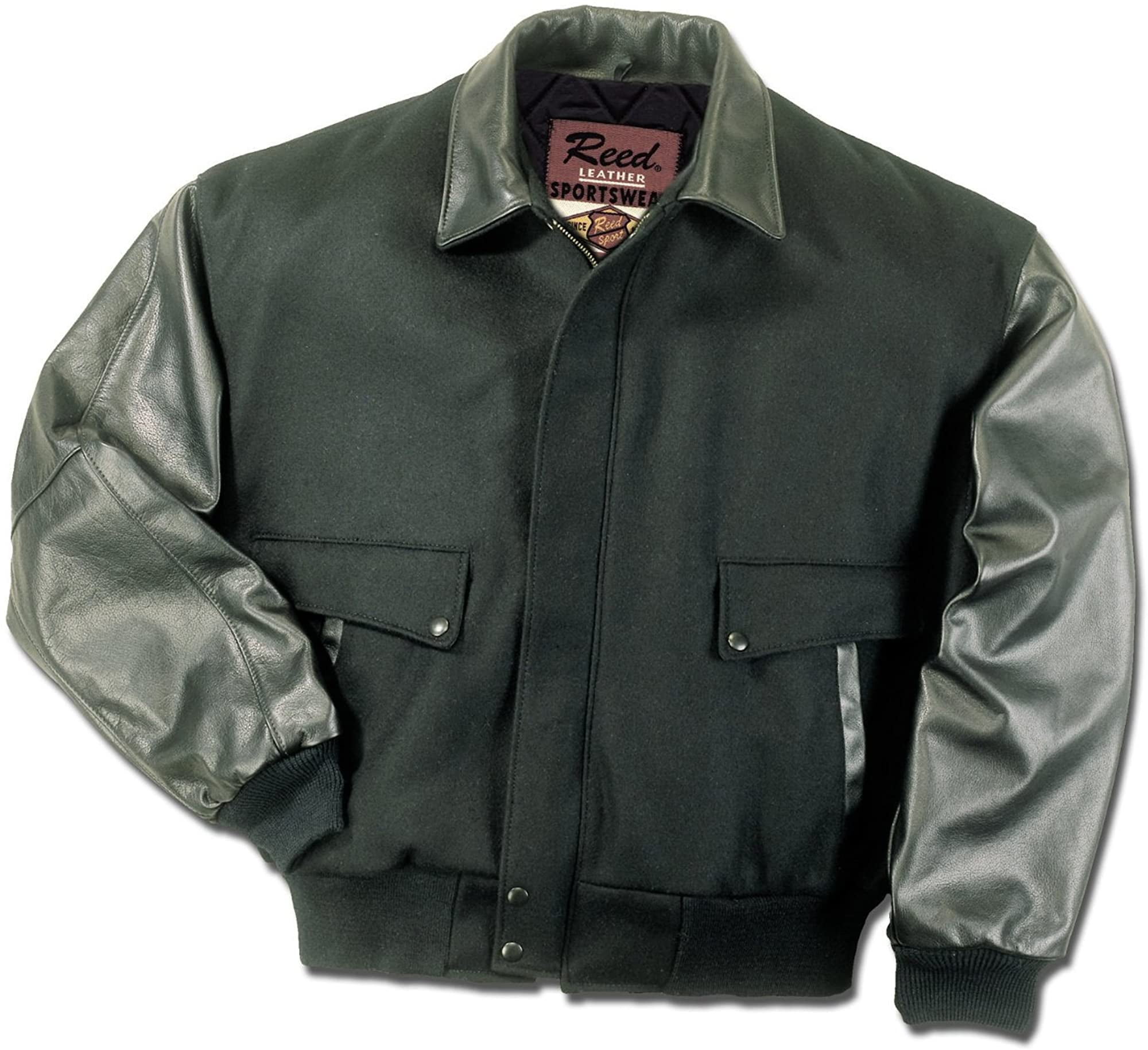 REED Mens Leather Top Gun Varsity 