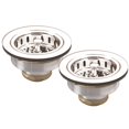 thumbnail image 1 of Westbrass D2145-50 Two Post Style Large Kitchen Basket Strainers in Powder Coated White, 1 of 1