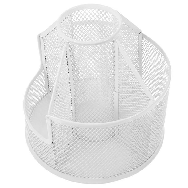 Rotary Pen Holder Pencil Container Office Desktop Stationery Box 1 Set Rotating Makeup Organizer