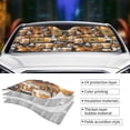 thumbnail image 3 of Yiaed Vintage Bottles Print Car Windshield Sunshade Front Auto Car Front Window Sun Shade Foldable Sun Visor Shield Cover Auto Accessories for Sedan SUV Truck-Medium, 3 of 5