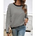 thumbnail image 5 of SWSMCLT Women's Long Sleeve Pullover Sweater Spring Winter Knitwear Soft Pullover Sweaters Knitted Crewneck Fashion Black Medium, 5 of 5