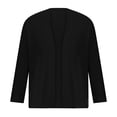 thumbnail image 3 of Fall Winter Savings Clearance 2024! TAGOLD Womens Cardigans,Women's Casual Solid Blouse Soft Loose Cardigan Knitted Sweater Cropped Tops, 3 of 4