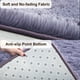 thumbnail image 2 of Alfombra TWINNIS 183x274 cm, suave, antideslizante, gris y morado, 2 of 7