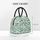 thumbnail image 2 of Balery Floral In Teal Bolsa de Almuerzo para Mujeres, Caja de Almuerzo, Bolsa de Almuerzo Pequeña Impermeable, Tote de Almuerzo Reutilizable con Gran Capacidad, 2 of 6