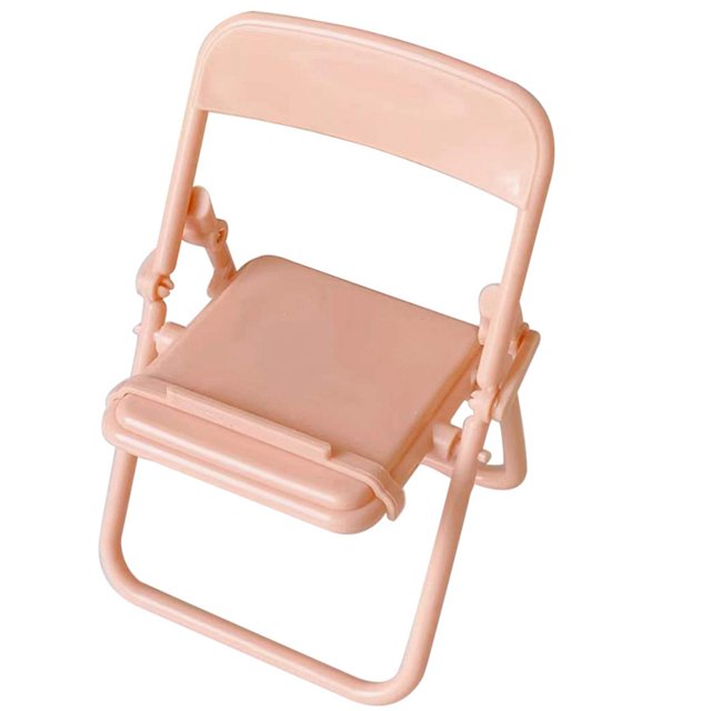 Cell Phone Stand Plastic: Chair Foldable Mobile Phone Holder Phone Desktop Stand