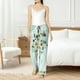 thumbnail image 4 of Fotbe World Travel Map Pantalones de Pijama para Mujer, Pantalones de Dormir, Pantalones Pj con Cordón y Bolsillos-Large, 4 of 6