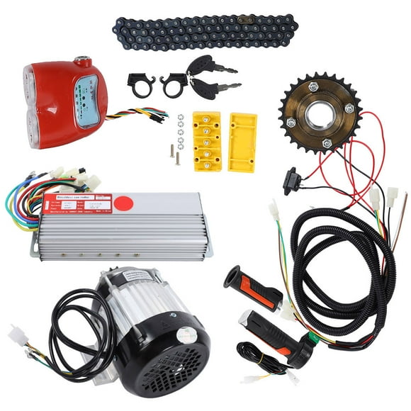 FAGINEY Professional Electric Bike Motor Kit, High Quality Motor Conversion Kit, 8.0x3.1x1.6 In For Rickshaw Durable Electric Bike Tricycle Scooter