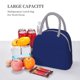 thumbnail image 5 of Fotbe Navy Blue Bolsa de Almuerzo con Estampado, Lonchera Aislada, Contenedor de Comida Reutilizable Tipo Cooler a Prueba de Fugas, 5 of 6
