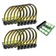 thumbnail image 1 of Servidor Psu 18awg 6pin a 6 + 2 8pin 12 puertos 12 puertos placa de ruptura de fuente de alimentación, verde Feliz Sencillez, 1 of 5