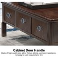 thumbnail image 4 of 4pcs Lion Head Alloy Cabinet Door Handle Modern Antique Cartoon Solid Drawer Pull Single Hole Circular Buckle 399 Lion Head Antique Silver.., 4 of 5