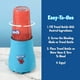 thumbnail image 4 of Nostalgia Kool-Aid Slush 'N Go licuadora personal para batidos, granizados, batidos y mezclas de frutas, incluye dos botellas de viaje de 15 onzas, tapa de taza y pajita reutilizable, azul, 4 of 5