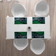 thumbnail image 3 of Ambesonne Nature Place Mats Set of 4, Penguins on Lake, Standard Size, Lime Green Grey, 3 of 4