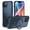 Blue, variant on for iPhone 14 Pro Max 6.7" Magnetic Case, [Compatible with Magsafe] [Invisible Built in Stand & Ring Holder] MIL-Grade Shockproof Full Protective Case,Black ,For iPhone 14 Pro Max