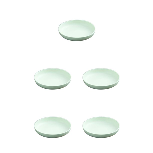 Bearachild anticaída irrompible estilo nórdico ligero paja de trigo comida banquetes platos platos cocina verde 21cm Type2 NO2 Bearachild CBP441881