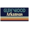 Glenwood Arkansas 5 x 2.5-Inch Fridge Magnet Retro Design