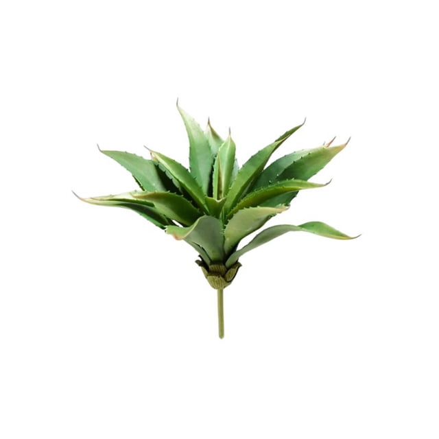 Advancent Suculentas artificiales, 21 hojas, plantas grandes de aloe de imitación, hogar, jardín, balcón, decoración de hojas de piña para interiores Flores artificiales Advancent HA084207-00