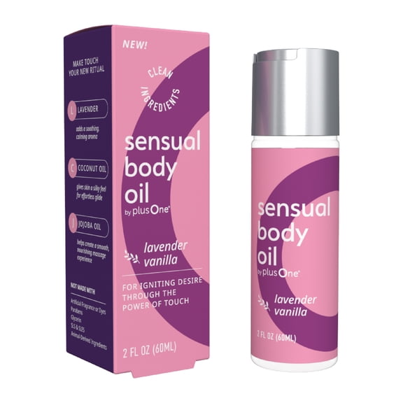 plusOne Sensual Body Oil - Lavender Vanilla