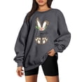 thumbnail image 1 of Hauts pour Femmes Décontractés d'Été, Hauts d'Hiver Aguichant à Col Rond et Manches Longues, Sweat à Capuche Imprimé, Blouse, Tenues de Rentrée pour Femmes en Liquidation, 1 of 4