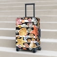 thumbnail image 2 of Lsque Sea Shell Printed Luggage Cover, Travel Luggage Protector,Scratch and Dirt Resistant, Fits 18-32 Inch Luggage - Large, 2 of 9