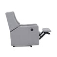 thumbnail image 3 of Suite Bebe Pronto Wingback Electric Power – Modern Nursery or Living Room Recliner, Gray, 3 of 10