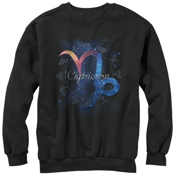 Men's Lost Gods Capricorn  Sweatshirt Black Medium