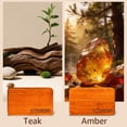 thumbnail image 5 of Car Air Freshener- Original Wood Air Freshener-Car Odor Eliminator for Visor Clip-Long Lasting Scent, Vehicle Scent Diffuser for Truck, SUV, Sedans - 4 pack Included 2 Clips (Teak-Amber-Cabana-Grove), 5 of 5