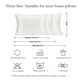 thumbnail image 3 of Popular! Silk Pillowcase For Hair And Skin, 2 Pack Natural Silk Pillowcase Both Sides 16 Momme Premium Grade 6A Silk, Soft Breathable Smooth Silk Pillow Cover, 3 of 5