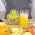 thumbnail image 2 of Lemon Squeezer, Citrus Squeezer 4 In 1 Manual Orange Squeezer, Orange Squeezer with 400ml Container, Plastic Lemon Squeezer, Lime Squeezer, Juicer Vegetable and Fruit Green, 2 of 6