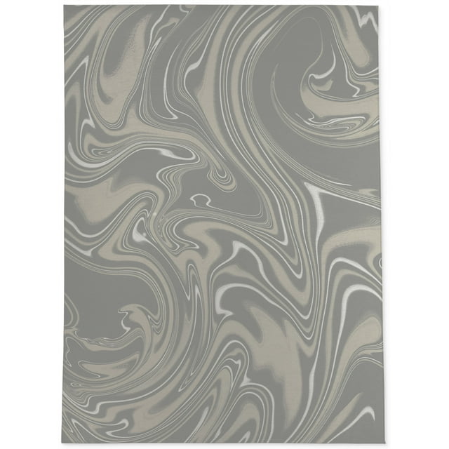 Hermosa Swirl Greige Area Rug by Kavka Designs