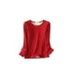 thumbnail image 1 of Ropa interior Camiseta Mujer Cálido Grueso Algodón A prueba de viento Ropa interior sin rastro Ropa cómoda Manga larga Invierno Prendas para la parte del cuerpo Vino rojo, Vino Tinto XXL XXL Minnieouse AP013131-24, 1 of 6