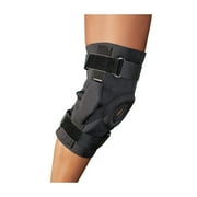 ACE Brand Adjustable Hinged Knee Brace, Black/Gray, 1 Brace
