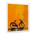 thumbnail image 4 of Designart "Tangerine Trek Bike" Bicycle Picture Framed Canvas Wall Art, 4 of 5