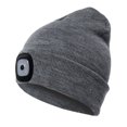 thumbnail image 1 of Sombrero de faro LED recargable unisex, gorro de punto cálido para seguridad de invierno, regalos para hombres, mujeres, papá MFZFUKR CPB-ZRF353-2, 1 of 6