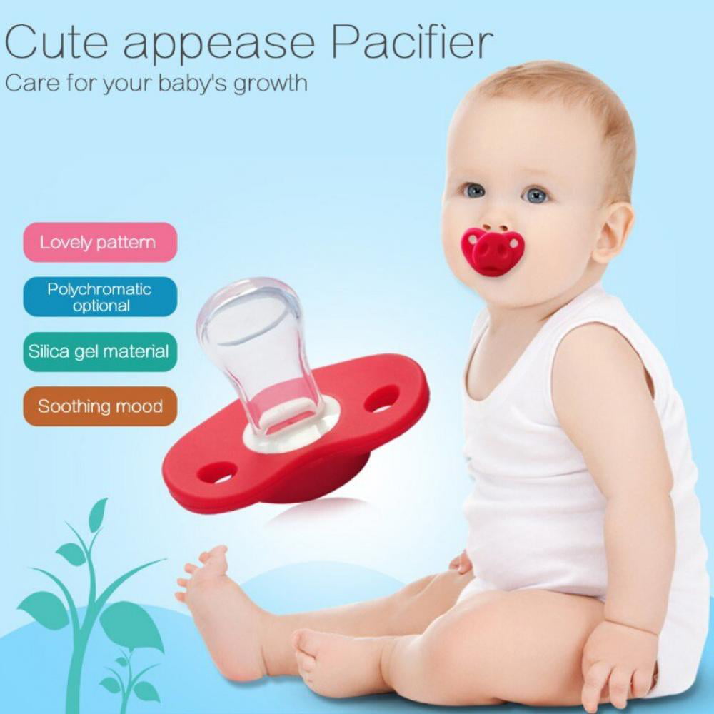 Cute Silicone Kids Infant Baby Pacifier Nipple Funny Big Lip Children Soother 