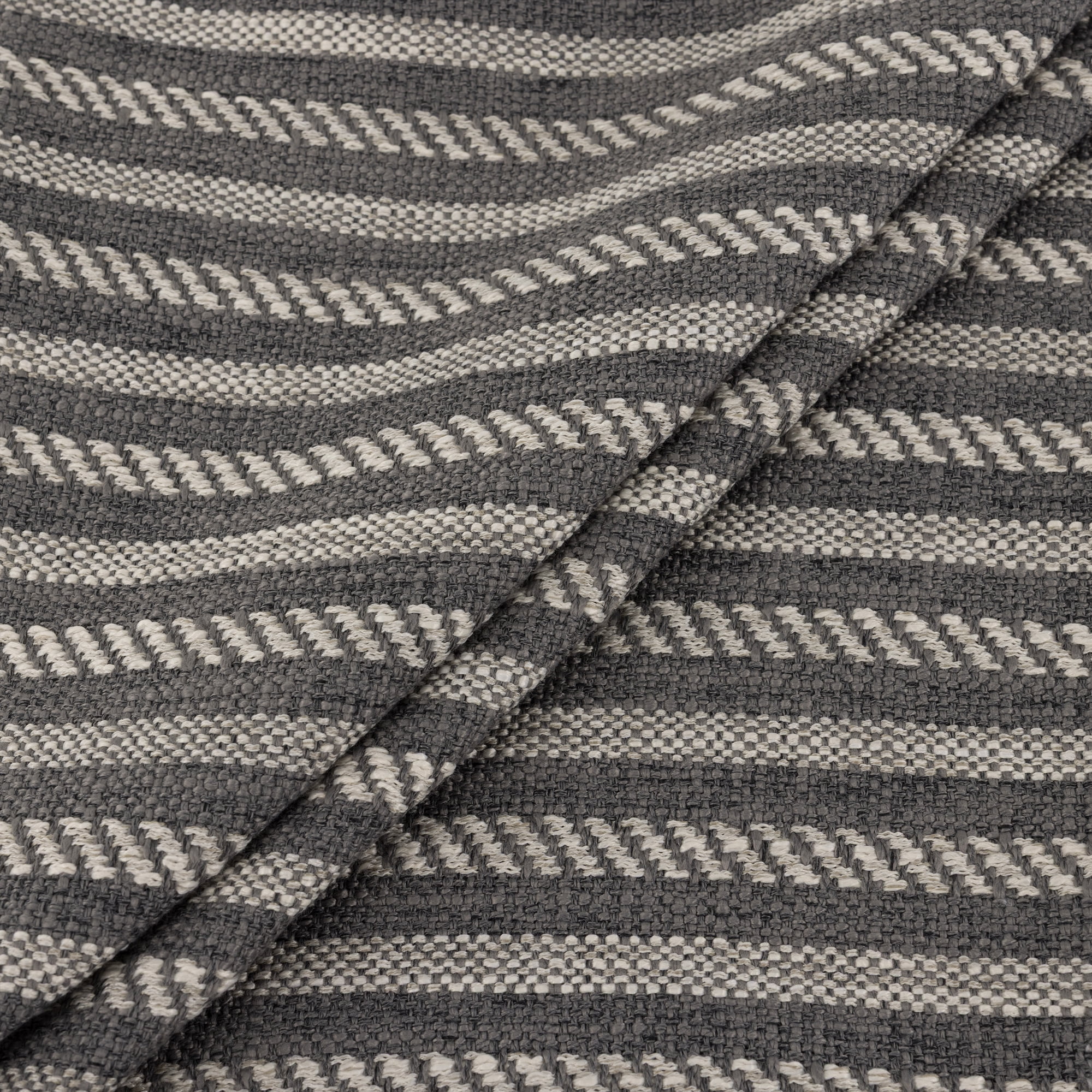Unique Bargains Striped Throw Pillow Covers Set of 2 Cushion Cases Dark Grey 18"x18"