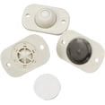 thumbnail image 3 of 8 Pcs Self-Adhesive Swivel Casters Furniture Casters Storage Box Pulley Transfer Ball Casters for Trash Can (Plastic) Toy Various Storage Boxes, 3 of 5