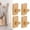 E, variant on Clearance Household hooks under $7,Wooden Wall Hooks 4 Pack Wooden Coat Decorative Hooks Wall Mounted For Hanging Clothes Bags Hats 1PC