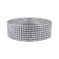 thumbnail image 1 of Rhinestone Mesh Ribbon 3 Colors 8 Rows 10 Yard Trimmable Sparkling Bling Wrap Ribbon for Arts Crafts Party Decorations, 1 of 8