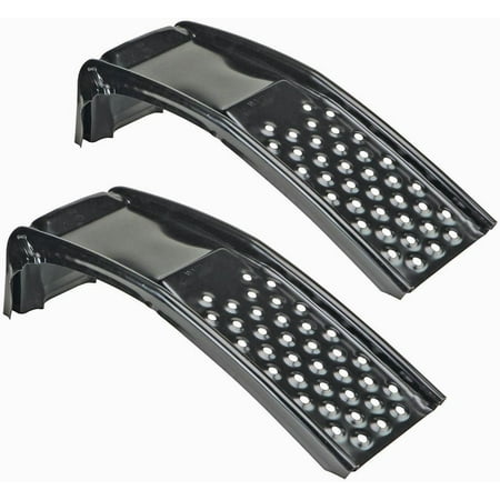 Rockland 8000 LBS Solid Steel Auto Ramp Set Heavy Duty Car Light Truck Repairs (Pack of 2) 10102092